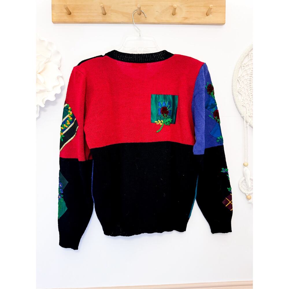 Vintage Susan Bristol Wool Blend Handknit Sweater Size Small - Picture 6 of 7
